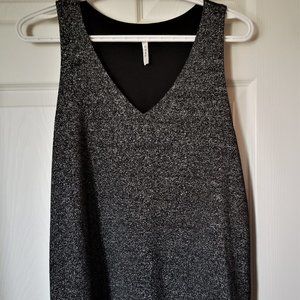 Sleeveless V Neck Festive Top